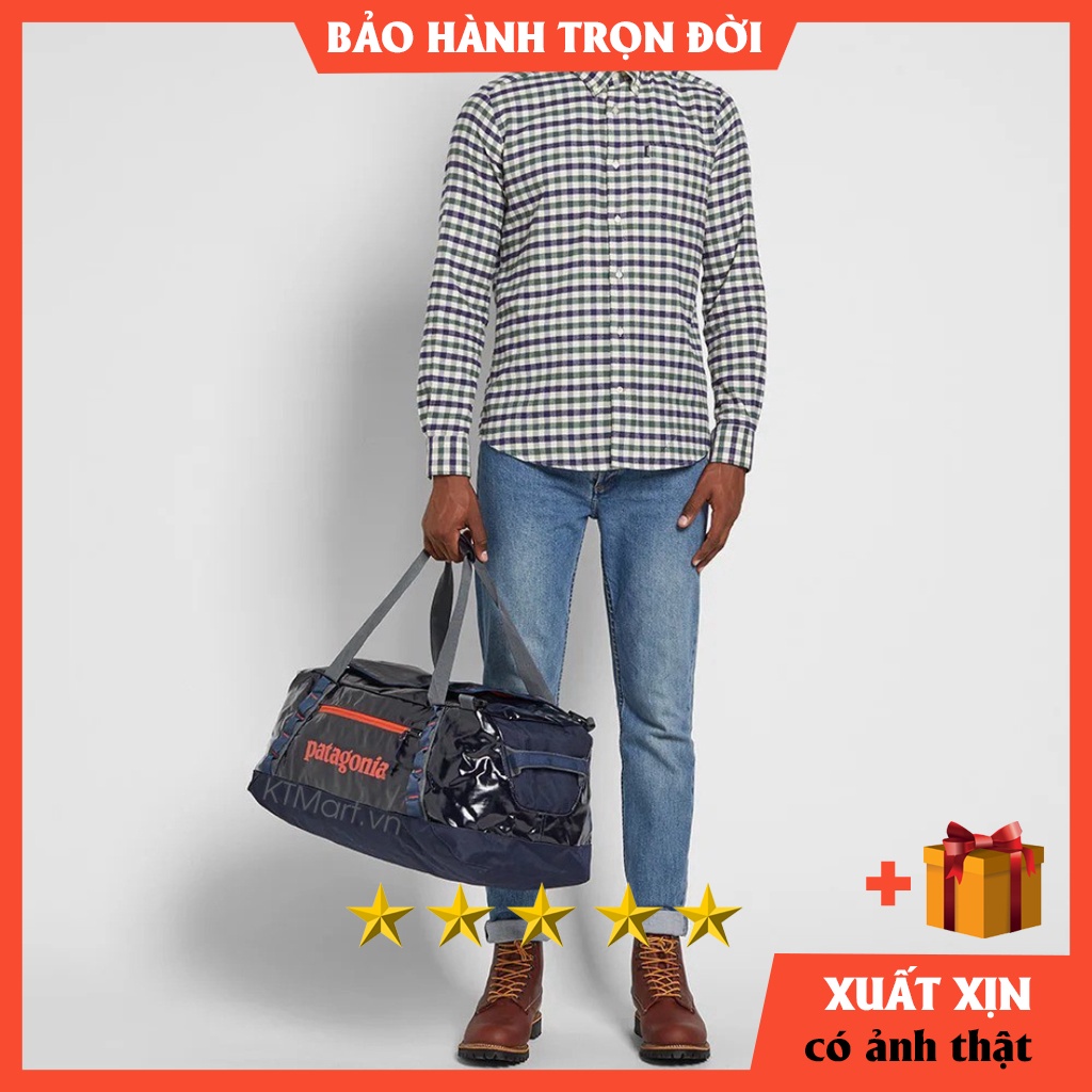 Túi Trống Du lịch Patagonia Black Hole Duffel 60L Travel Backpack Bag⚡️ [ Hàng Xịn Xuất Dư ] [Cao Cấp]