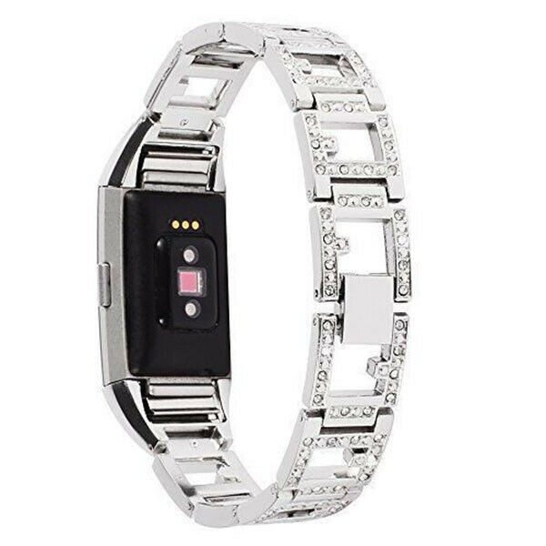 Dây đeo đồng hồ bằng inox cho đồng hồ thông minh Fitbit Charge 2
