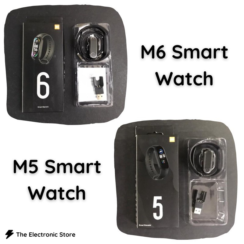 Đồng Hồ Thông Minh Đa Năng Theo Dõi Tình Trạng Sức Khỏe M5 / M6 5