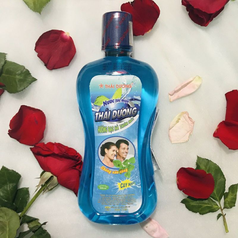 Nước Súc Miệng Vị Bạc Hà Thái Dương  Người Lớn 500ml Và Vị Cam Trẻ Em 250ml