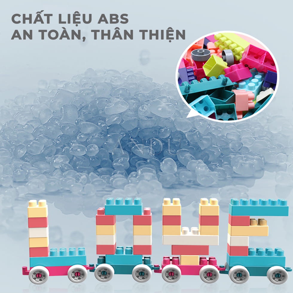 Đồ Chơi Trẻ Em Thông Minh, Xô LeGo 198 Chi Tiết Siêu Rẻ, Đồ Chơi Lắp Ráp Cho Trẻ