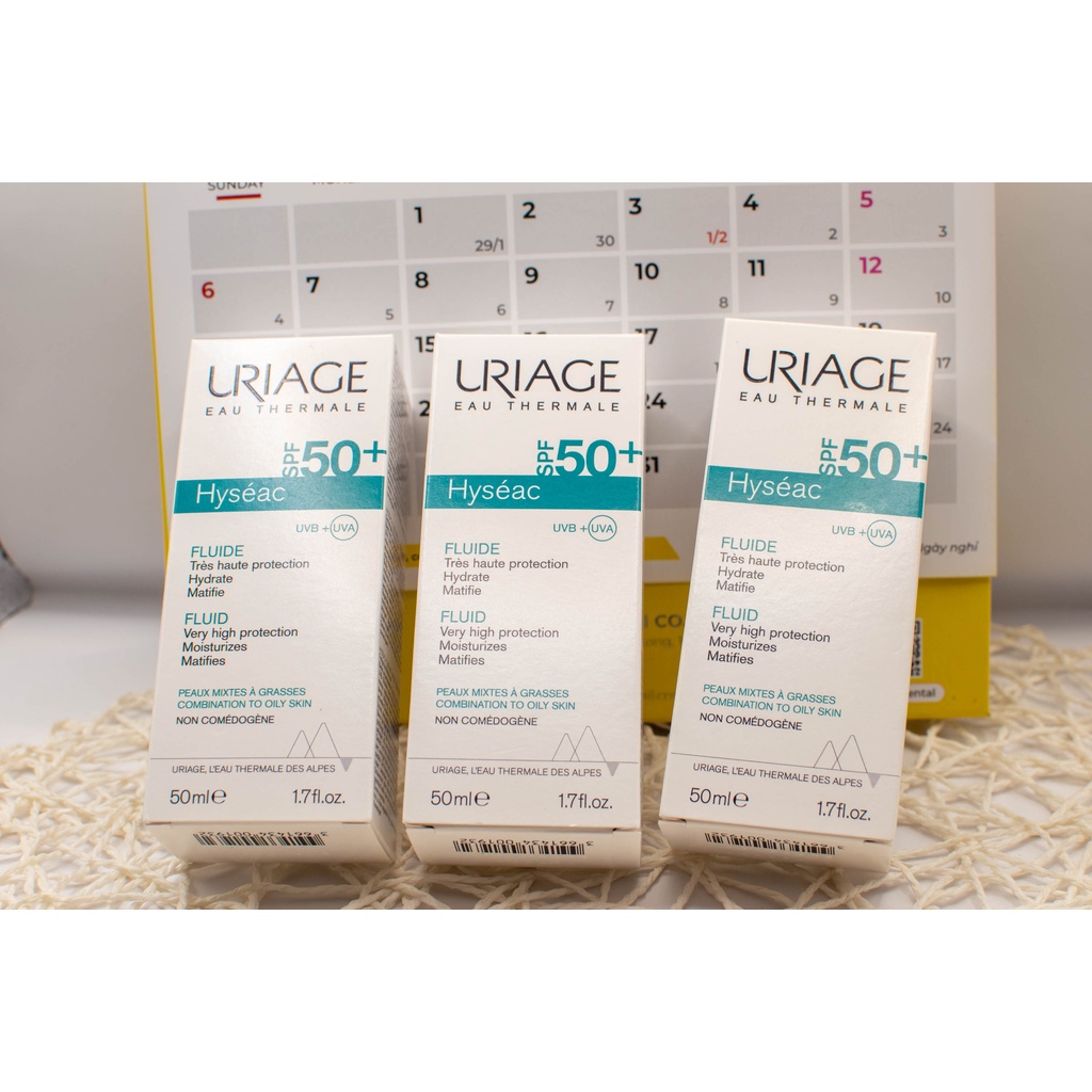 KEM CHỐNG NẮNG URIAGE Hyseac Fluide SPF 50+ 50ml