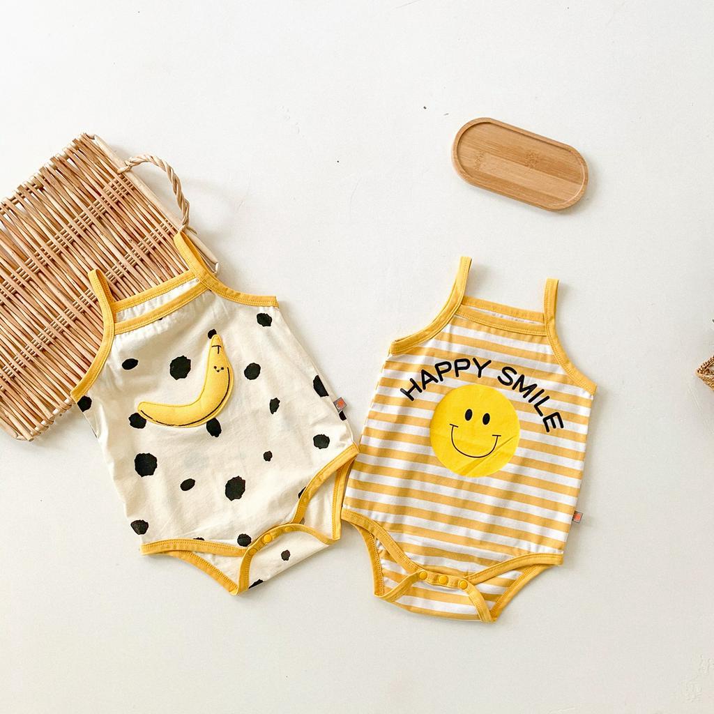 Áo liền quần phong cách xinh xắn cho bé sơ sinh