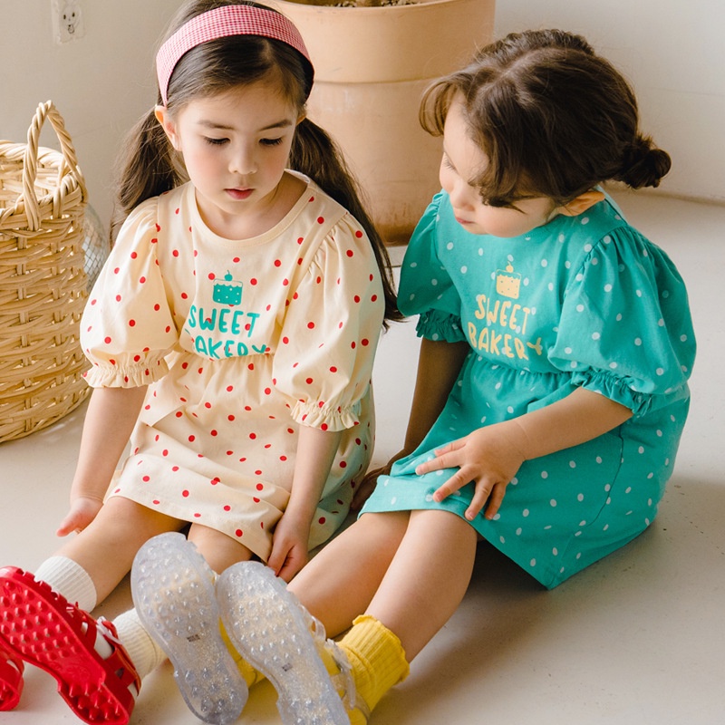 Váy Bebezoo chấm bi cho bé gái 2 màu BEA2OP110