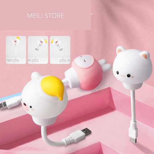 Đèn ngủ đầu cắm USB hình gấu  Hẹn giờ điều khiển từ xa  3 cấp độ sáng  Đèn ngủ phòng ngủ trẻ em