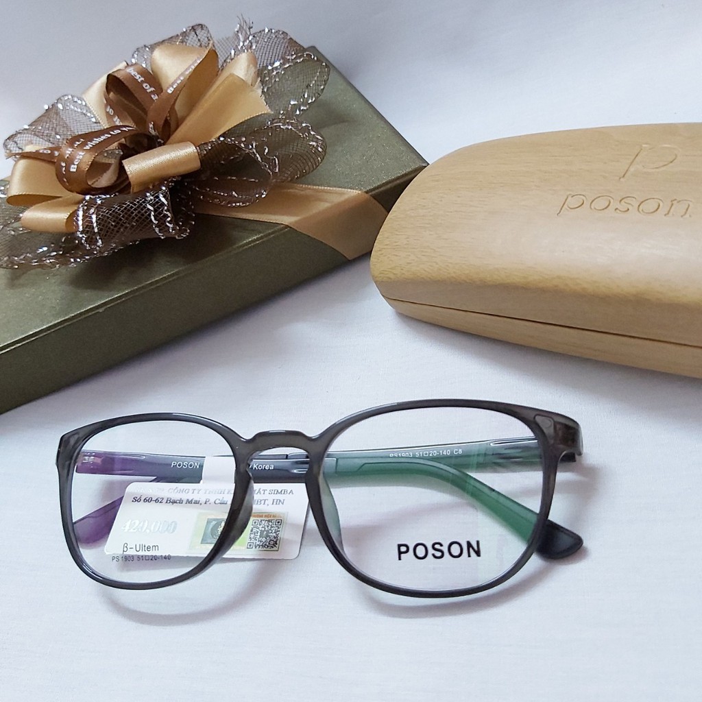Gọng Kính Hàn Quốc POSON ultem cao cấp Made in Korea