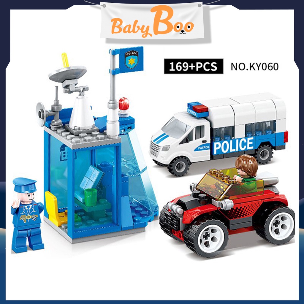 Lego City Swat - Đồ Chơi Lắp Ráp Cảnh Sát Công Nghệ Cao Bắt Tội Phạm Cho Bé - 169 Chi Tiết - BabyBoo