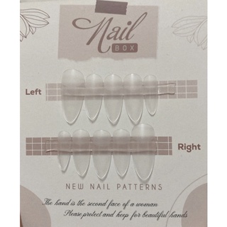 Nailbox móng úp thiết kế màu đen nhám