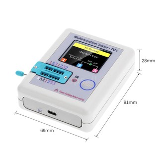 Colorful Display Transistor Tester Multi-functional TFT Backlight Didoe Triode Capacitance Resistor Detector Inductance