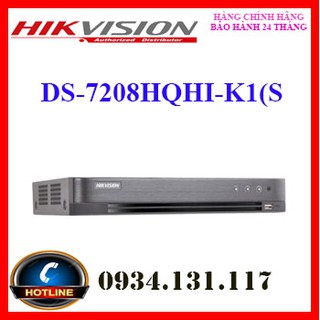 Đầu ghi hình Hybrid TVI-IP 8 kênh TURBO 4.0 HIKVISION DS-7208HQHI-K1(S)