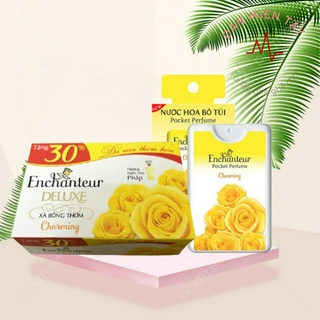 Combo nước hoa Enchanteur Charming 18ml + Xà bông cục Charming 120g