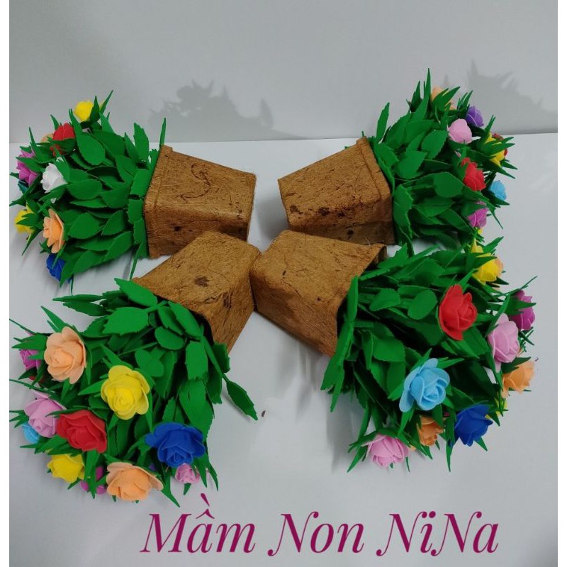 Chậu hoa hồng 15 bông