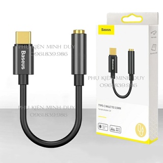 Đầu chuyển type-c sang audio aux 3.5mm baseus l54