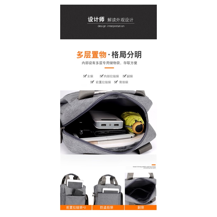 Túi Xách Vải Oxford Thời Trang Công Sở Cho Nam | BigBuy360 - bigbuy360.vn