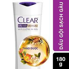 Dầu Gội Sạch Gàu CLEAR Thảo Dược (180g)