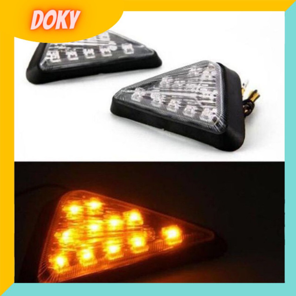 XI NHAN TAM GIÁC 🏍🏍 XI NHAN 9 TIM LED GẮN ĐƯỢC  TRÊN NHIỀU DÒNG XE MÁY - XNTG