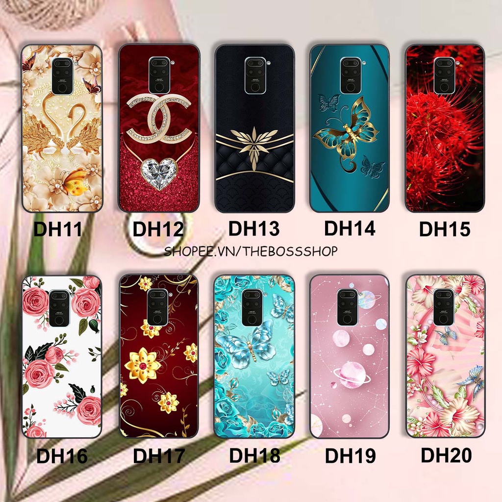 Ốp lưng Xiaomi REDMI NOTE 9 in hình hoa xinh xắn, hiện đại , thời trang ,phong cách