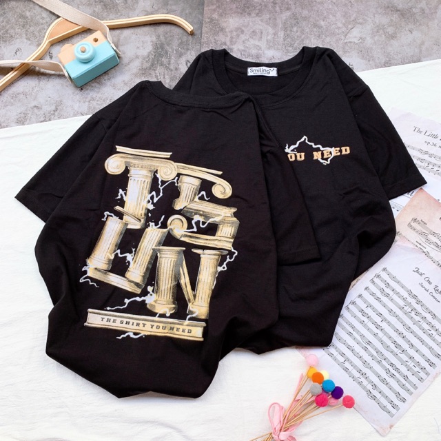 Áo thun Unisex Smiling - kiểu in TSUN