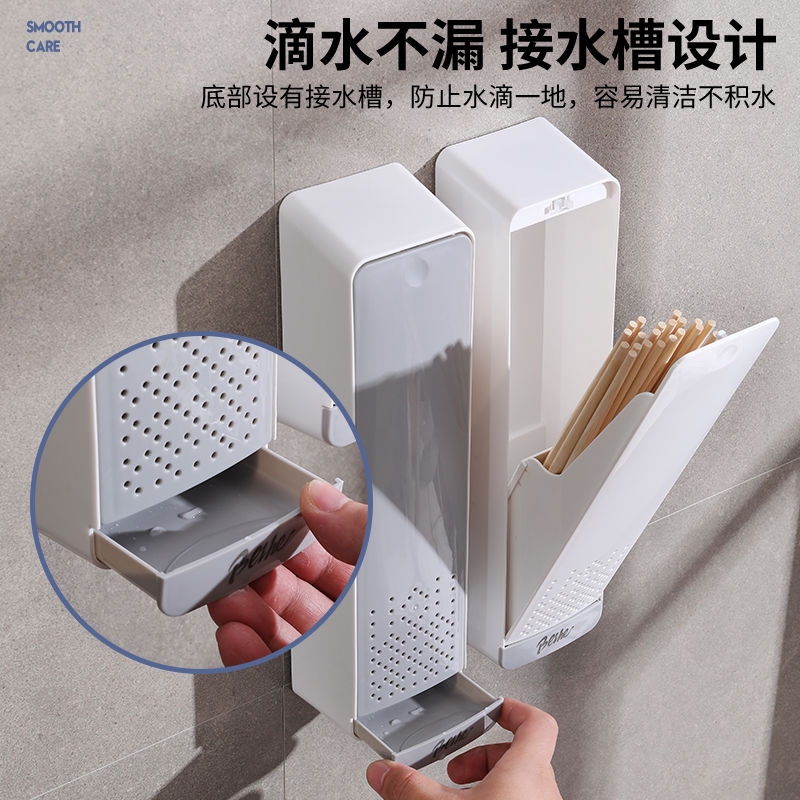 Ống đựng muỗng nĩa gắn tường đơn giản tiện dụng cho nhà bếp