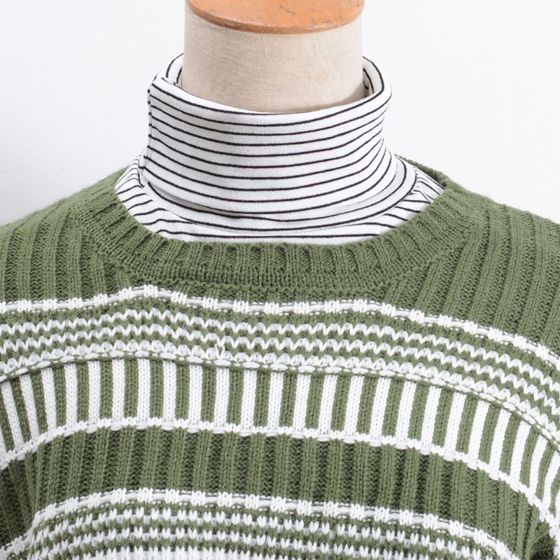 Yoioi Áo Sweater Giả Khăn Choàng Thời Trang Mùa Thu Dễ Phối Đồ Cho Nữ