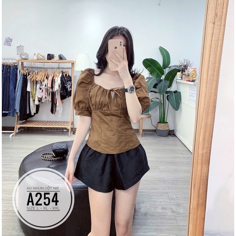 60-90kg Bigsize ÁO NHÚNG CỘT NƠ A254
