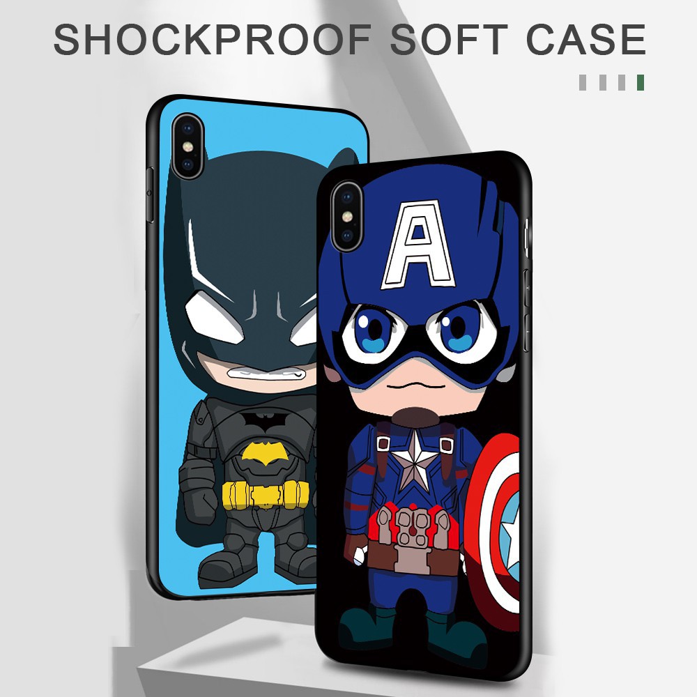 Ốp iPhone ốp lưng iphone mặt kính  in hình siêu anh hùng Avenger cho IPhone 5 5S SE 6 6S 7 8 Plus | BigBuy360 - bigbuy360.vn