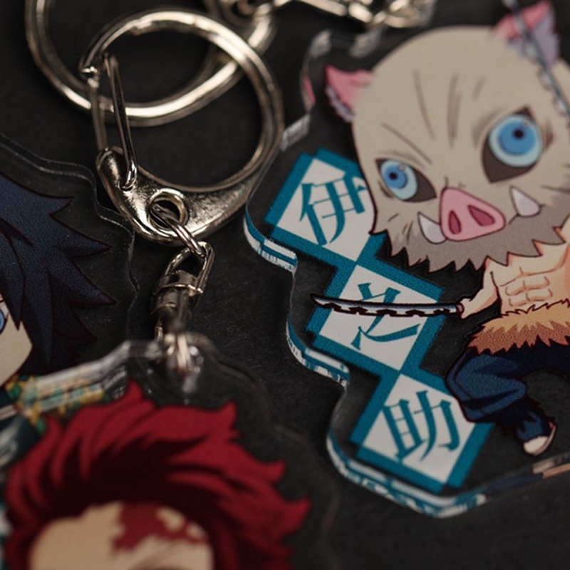Móc Khóa Hình Nhân Vật Hoạt Hình Kimetsu Yaiba Dễ Thương