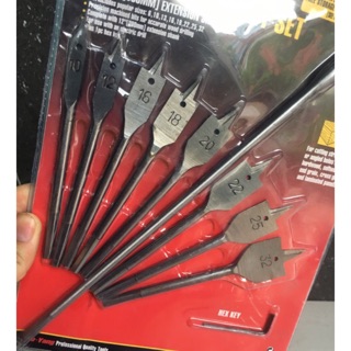 Bộ 8 mũi khoan khoét gỗ đuôi cá