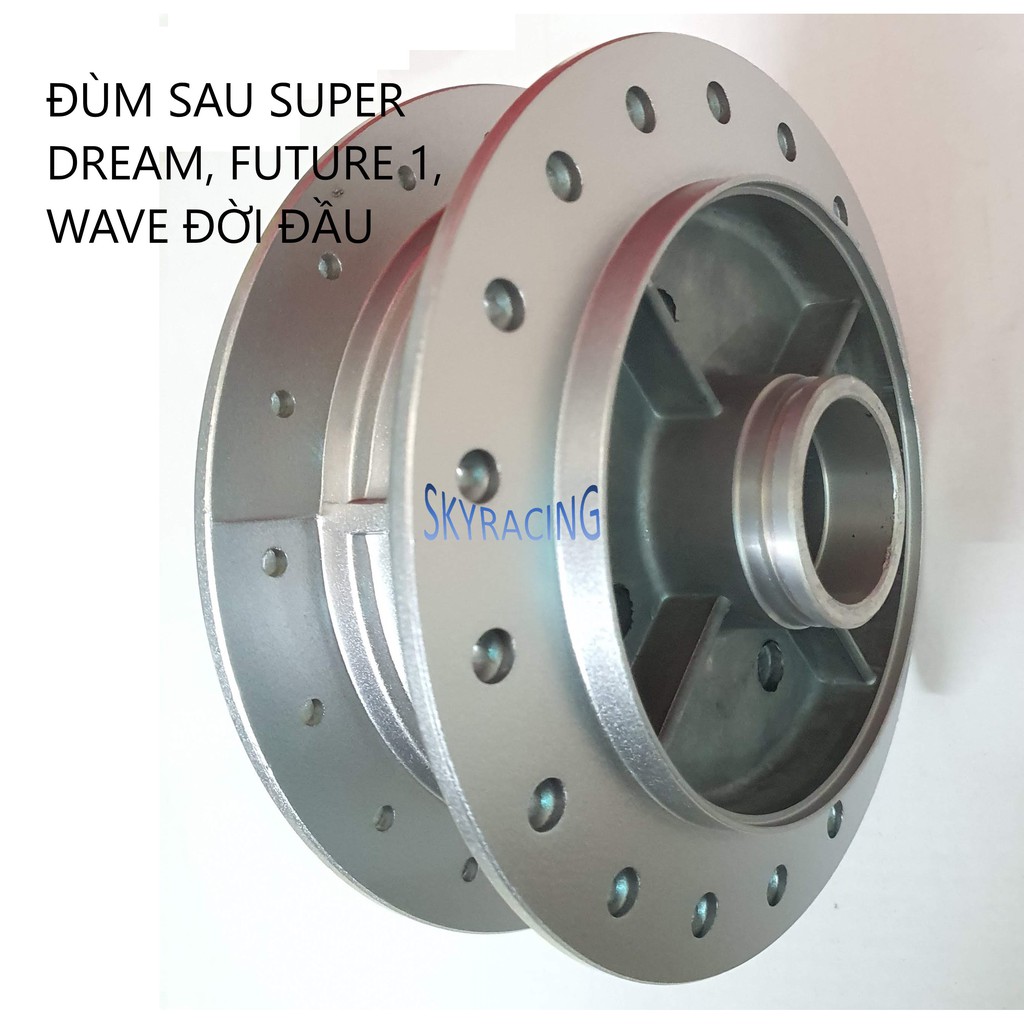 Đùm Sau Gắn Cho Xe Super Dream, Future 1, Wave đời đầu