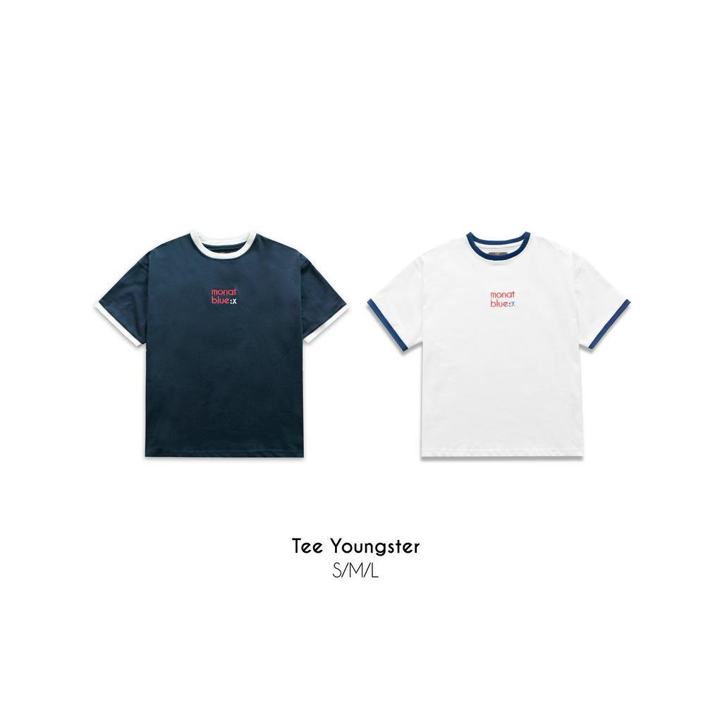 MONATA BLUELIGHT Tee Youngster - Áo thun form rộng cotton 250Gsm unisex