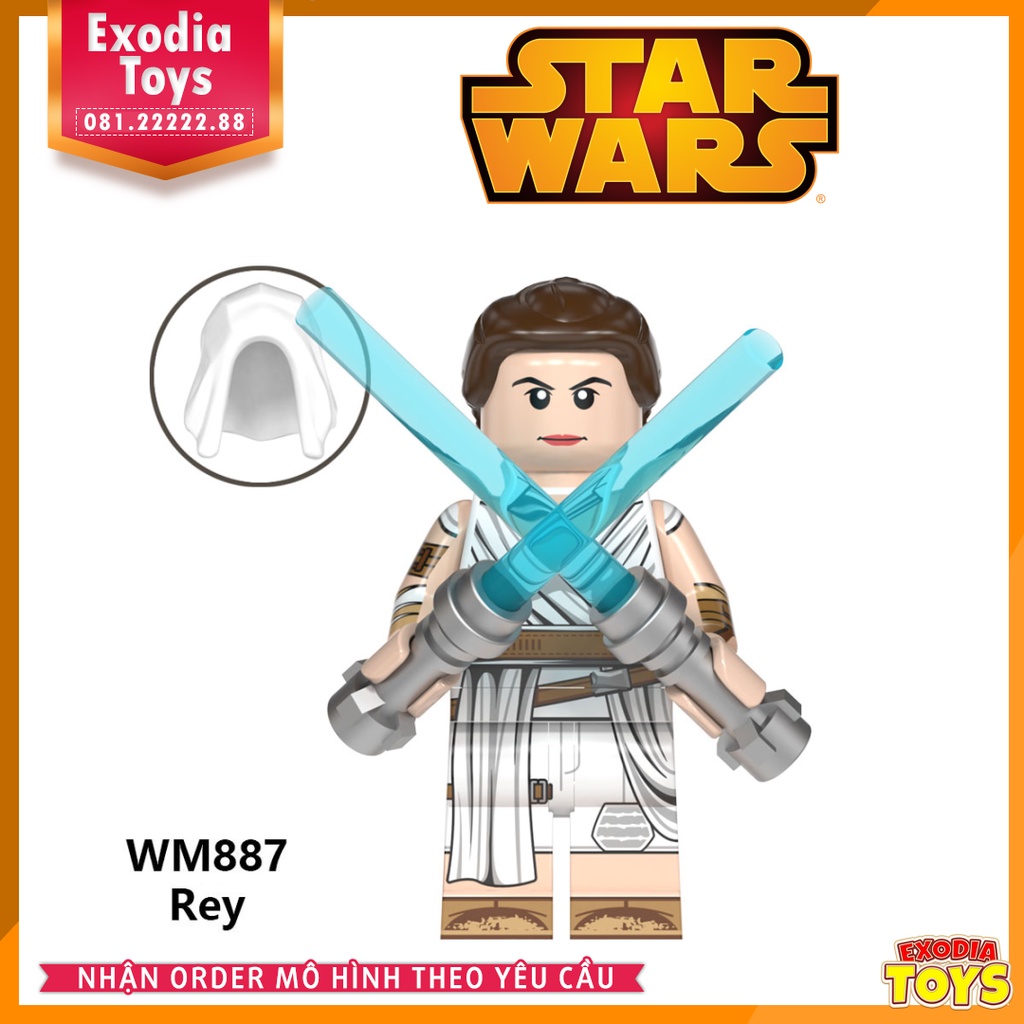Xếp hình Minifigure Star Wars: Sự Trỗi Dậy Của Skywalker - Chiến Tranh Giữa Các Vì Sao - WM6081