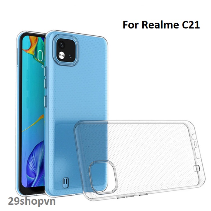 Ốp Realme C21 / Realme C21Y dẻo trong suốt