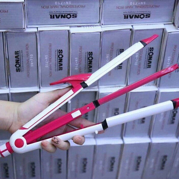 Máy Làm Tóc 3 In 1 SONAR 710, Dụng Cụ - Uốn Tóc - Duỗi Tóc - Dập Xù - Làm Xoăn 2020