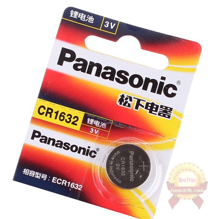 Pin chìa khóa ô tô Cmos CR1632 Panasonic điều khiển từ xa