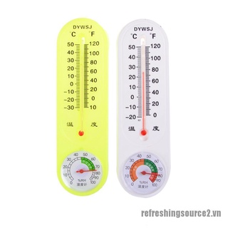 1pc Household Thermometer Hygrometer Indoor Wall Hanging Weather Tester Measure