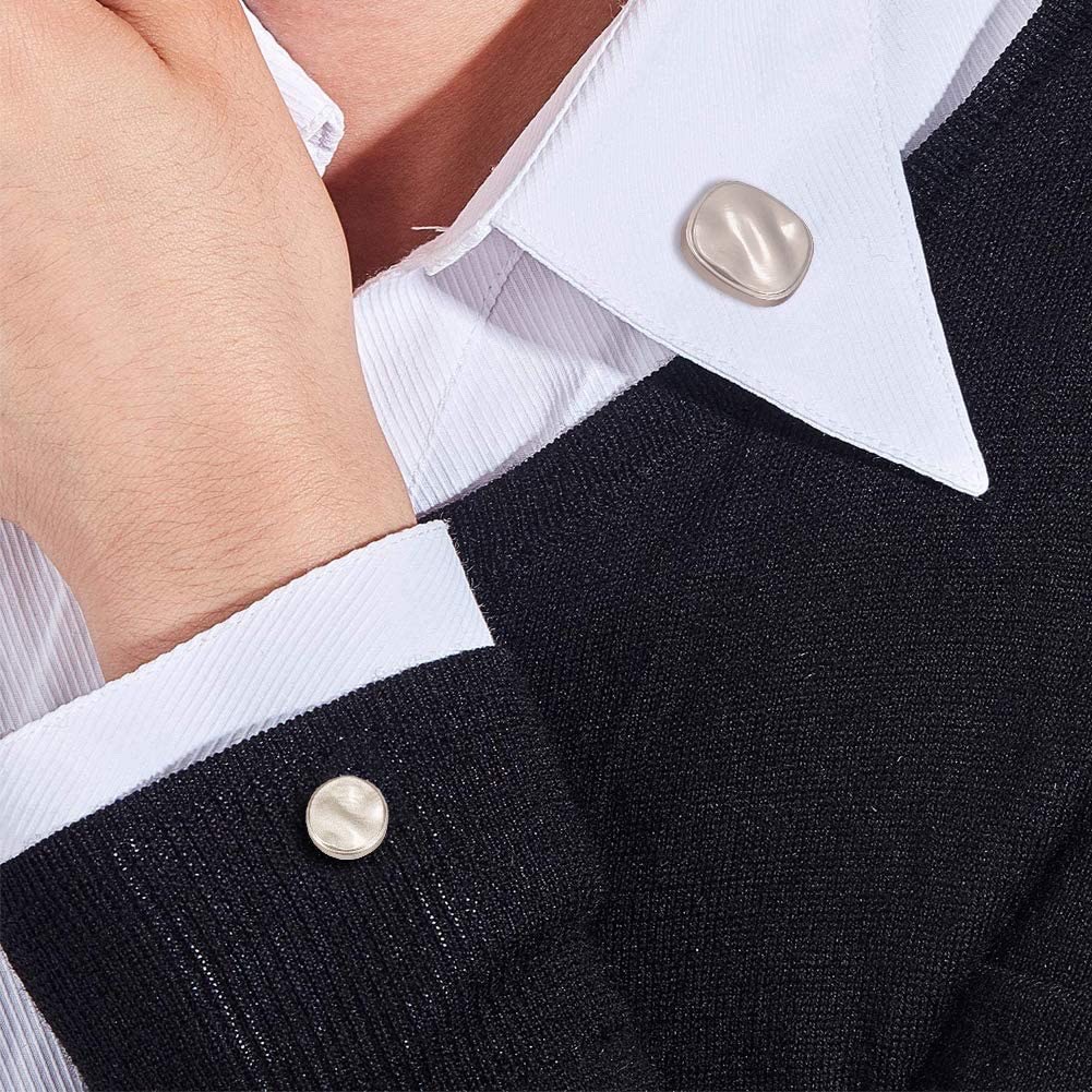 Cúc kim loại cao cấp, cúc vuông, phù hợp áo vest nam và nữ, áo khoác măng tô, áo khoác dạ 1,2cm 1,8cm