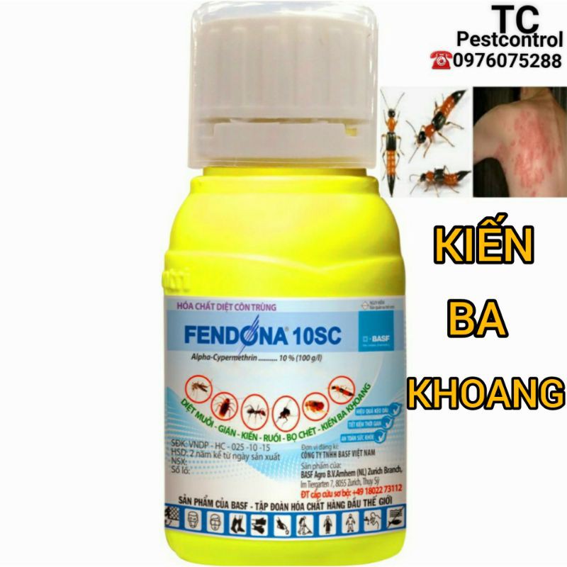 Thuốc diệt kiến ba khoang,muỗi,côn trùng FENDONA 10SC 50ml