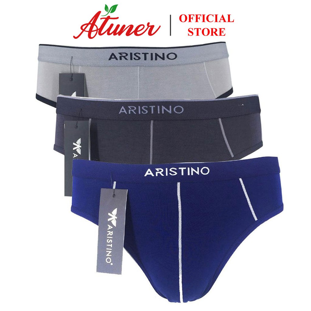 Set 3 chiếc quần lót nam tam giác thời trang Aristino ABF 16-05, kháng khuẩn, khử mùi