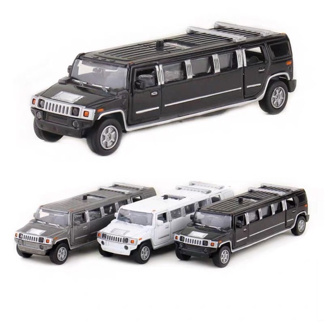 Mô Hình 1:38 Xe Hummer Limousine  3 màu