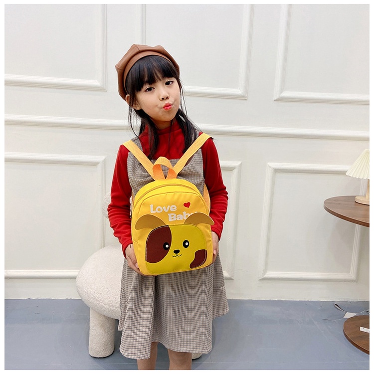 Túi Balo Vải Cho Bé Trai Bé Gái Trẻ Em Đi Học, Chơi, Mầm Non, Tiểu Học Dễ Thương Hoạt Hình Đáng Yêu Từ 1-10 Tuổi