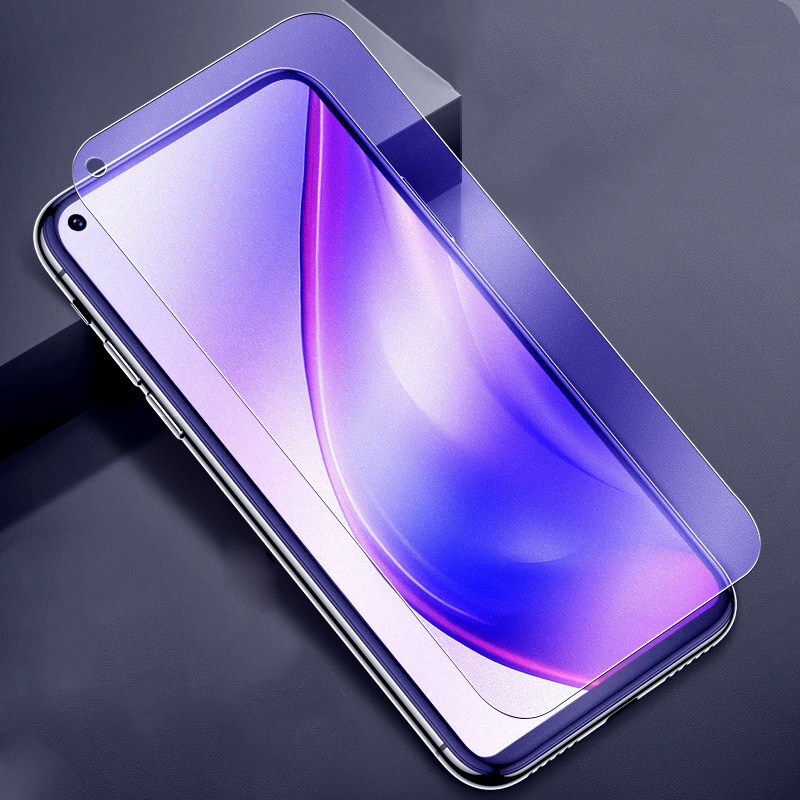 Kính cường lực chống ánh sáng xanh cho Xiaomi Mi Poco F4 F3 M3 M4 X3 X4 Pro 12T 11T 10T 9T 11 12 Lite Redmi Note 7 8 9 10 11 12 12S 11S 10S 9S 9A 9C 10C 10A Kính Cường Lực Nhám Full Màn Chống Vân Tay
