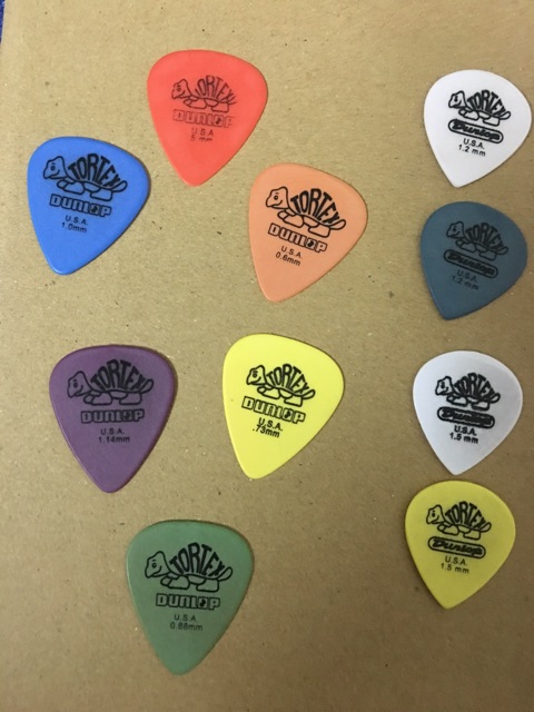 Pick gảy Dunlop nhiều size