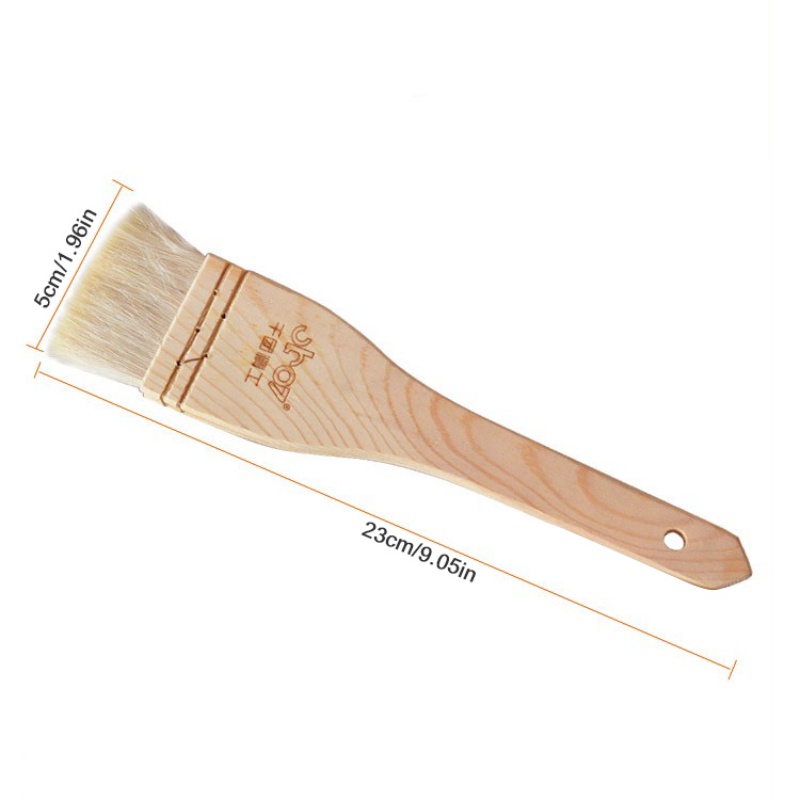 Cọ Phết Dầu Bằng Len 2 Inch Chuyên Dụng Cho Nướng Thịt Bbq