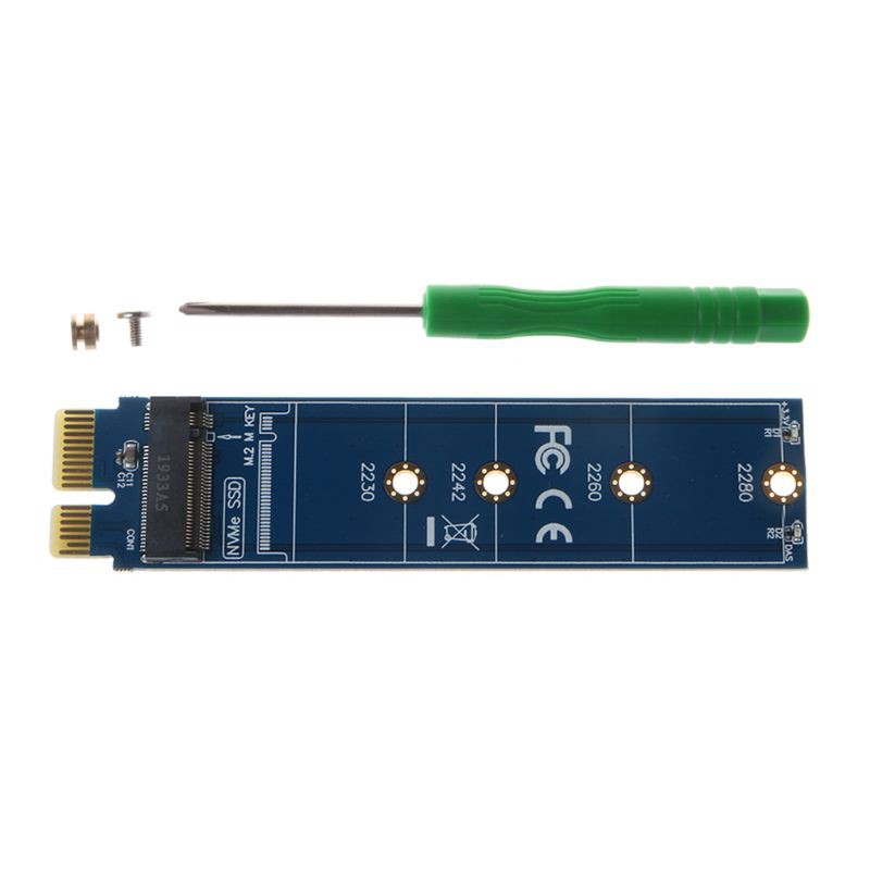 H.S.V✺PCIE to M2 Adapter NVMe SSD M2 PCIE X1 Raiser Supports 2230 2242 2260 2280 M.2