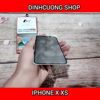 Dán cường lực chống nhìn trộm iphone x/ xs