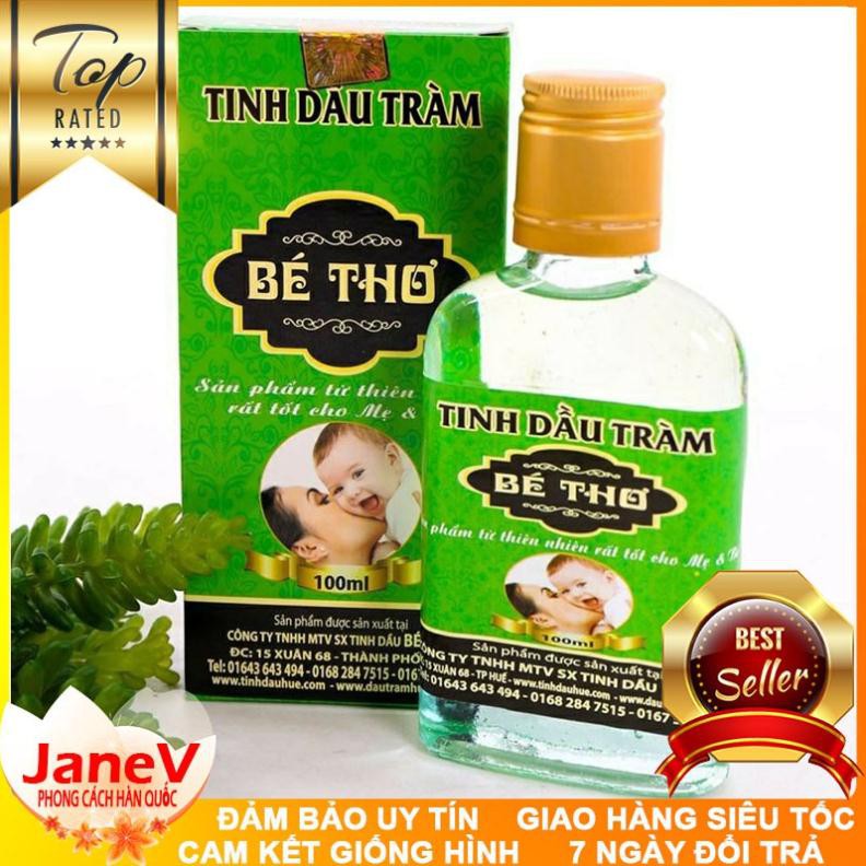 Tinh Dầu Tràm Bé Thơ Chai 50ml (Có Tem Chống Hàng Giả Của Công ty TNHH MTV SẢN XUẤT TINH DẦU BÉ THƠ)