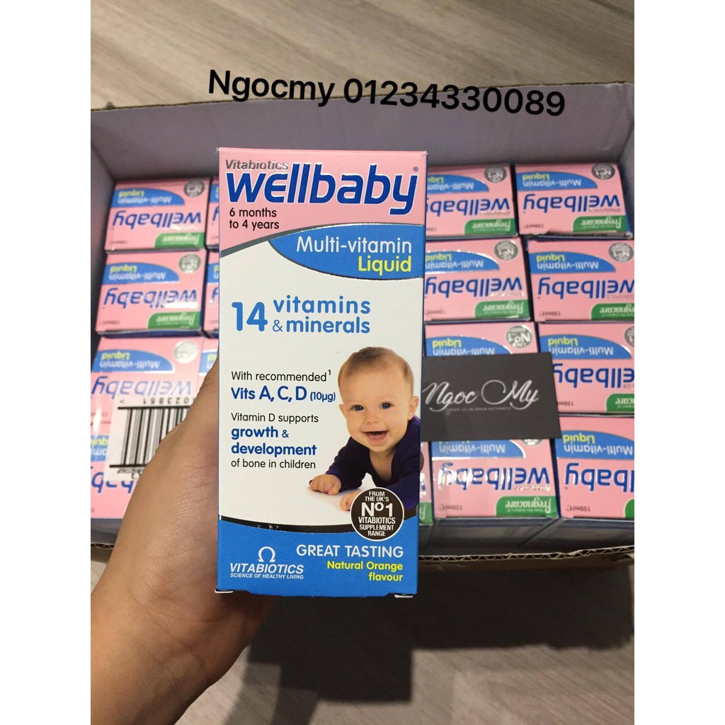 Vitamin Tổng Hợp Well Baby - 150ml