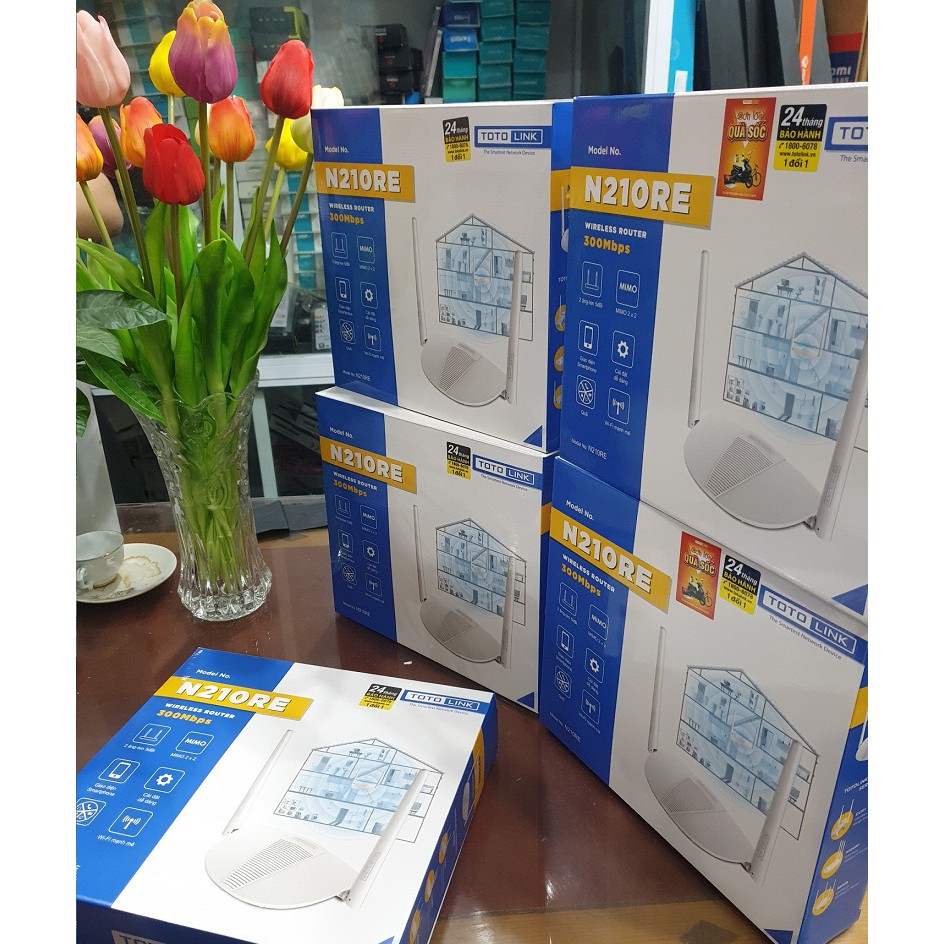 Bộ Phát WiFi TotoLink N210RE Chuẩn N 300Mbps 2 Ăng Ten | BigBuy360 - bigbuy360.vn