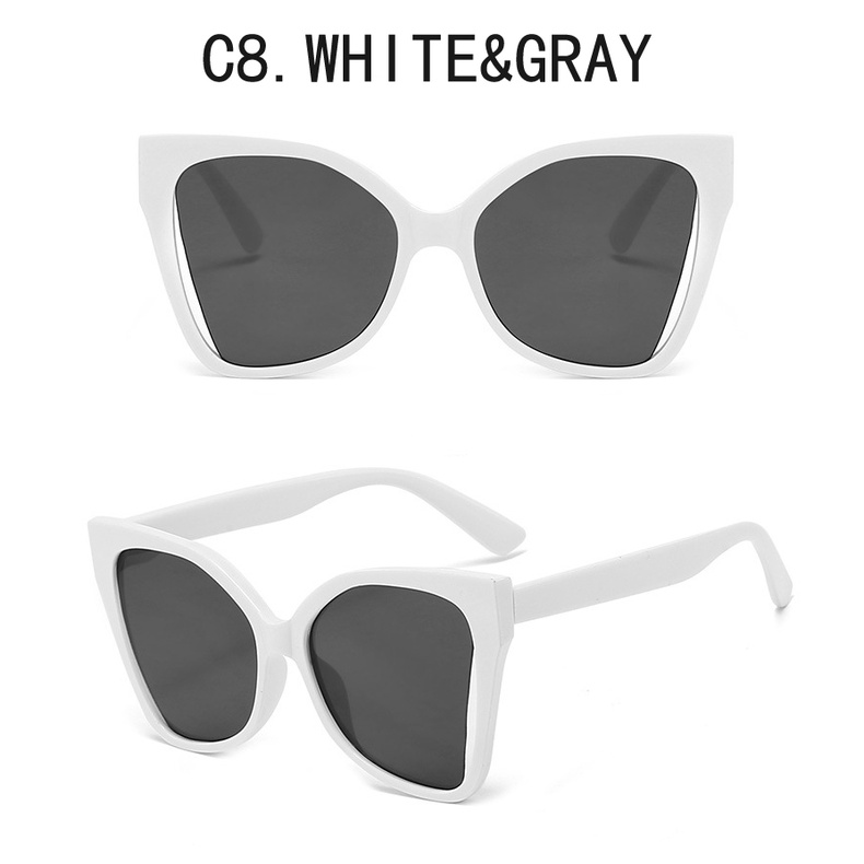 Kính Mát Mắt Mèo Phong Cách Retro Dễ Thương Cho Nữ
