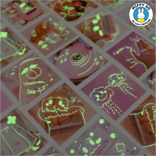 Bộ 30 sticker ảnh DẠ QUANG